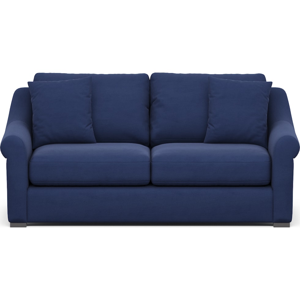 bowery blue sleeper sofa   