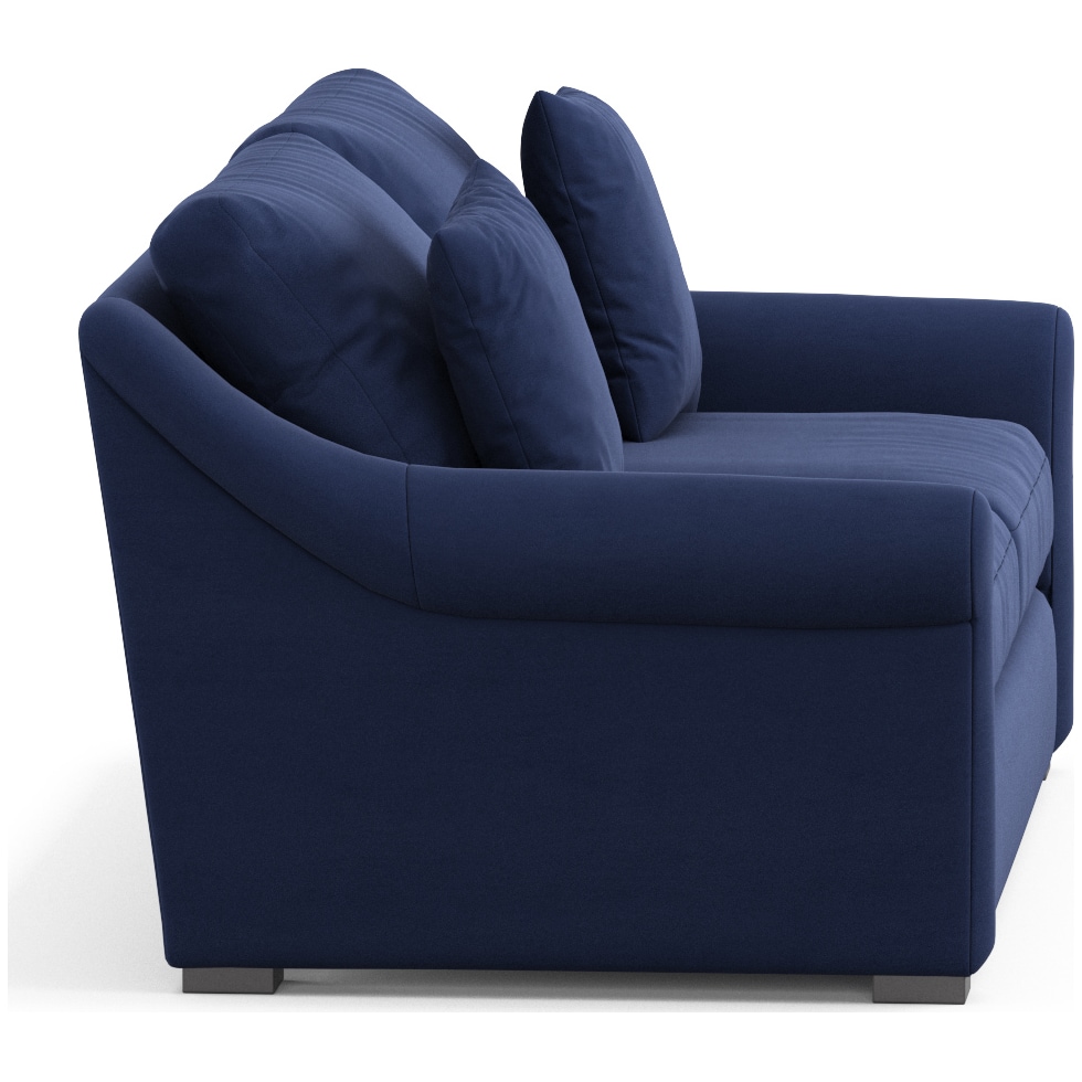 bowery blue sleeper sofa   