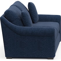 bowery blue sofa   