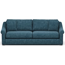 bowery blue sofa   