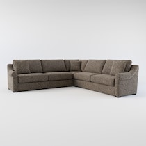 bowery dark brown sleeper sectional web   