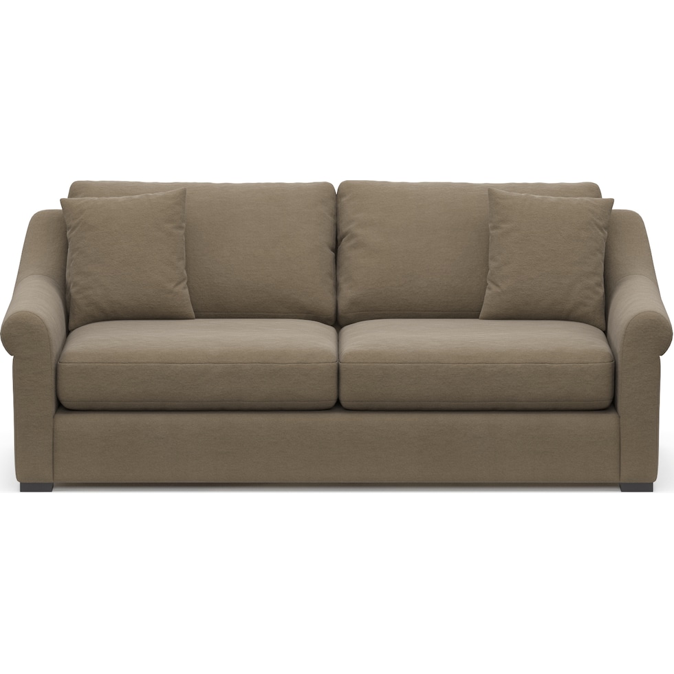 bowery dark brown sleeper sofa   