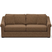 bowery dark brown sleeper sofa   