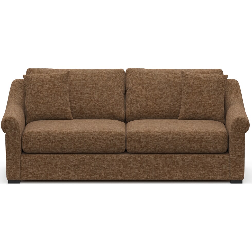 bowery dark brown sleeper sofa   