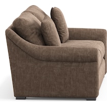 bowery dark brown sleeper sofa   