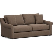 bowery dark brown sleeper sofa   