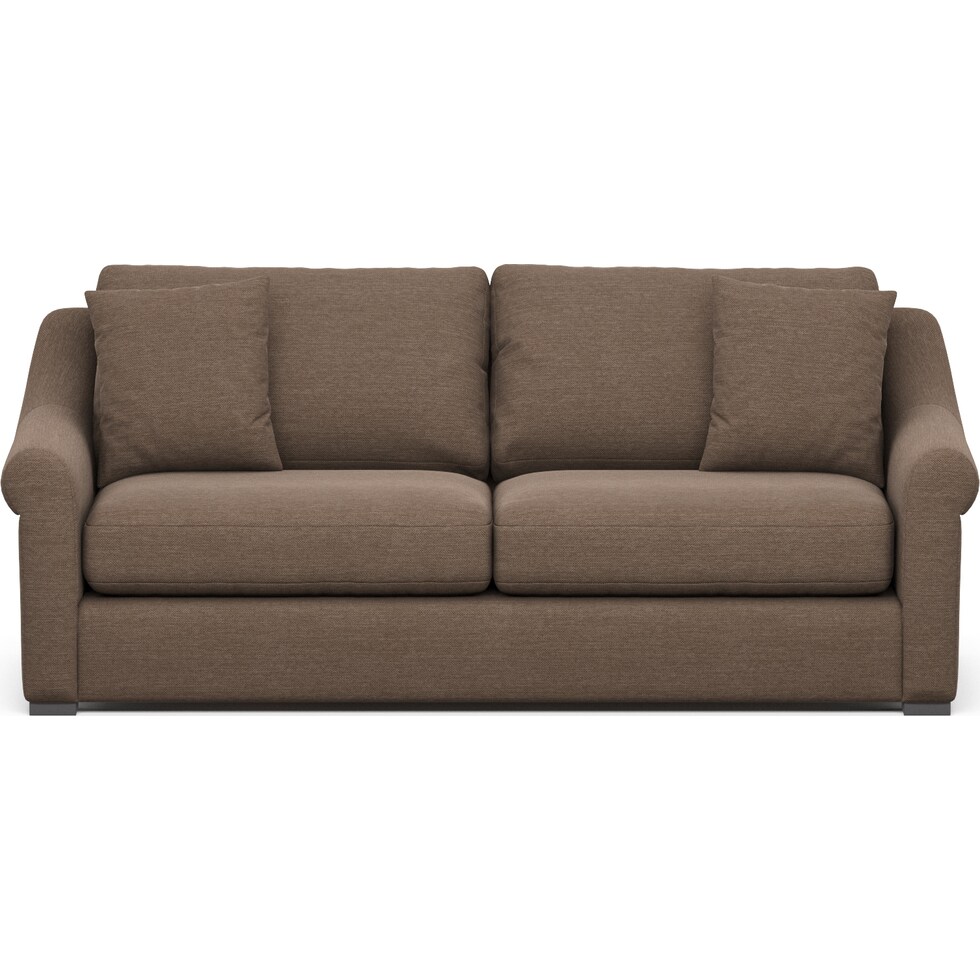 bowery dark brown sleeper sofa   