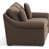 bowery dark brown sleeper sofa   