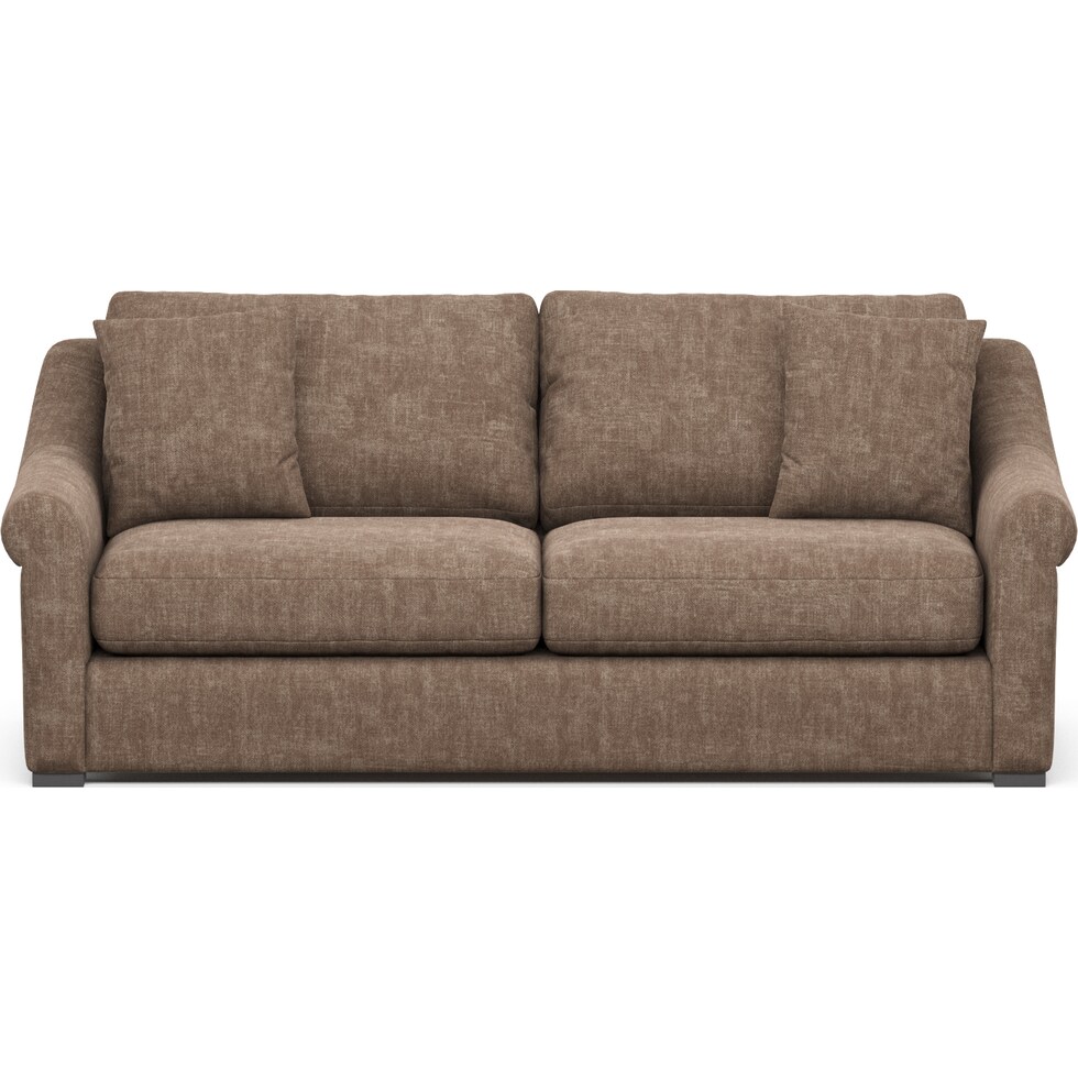 bowery dark brown sleeper sofa   