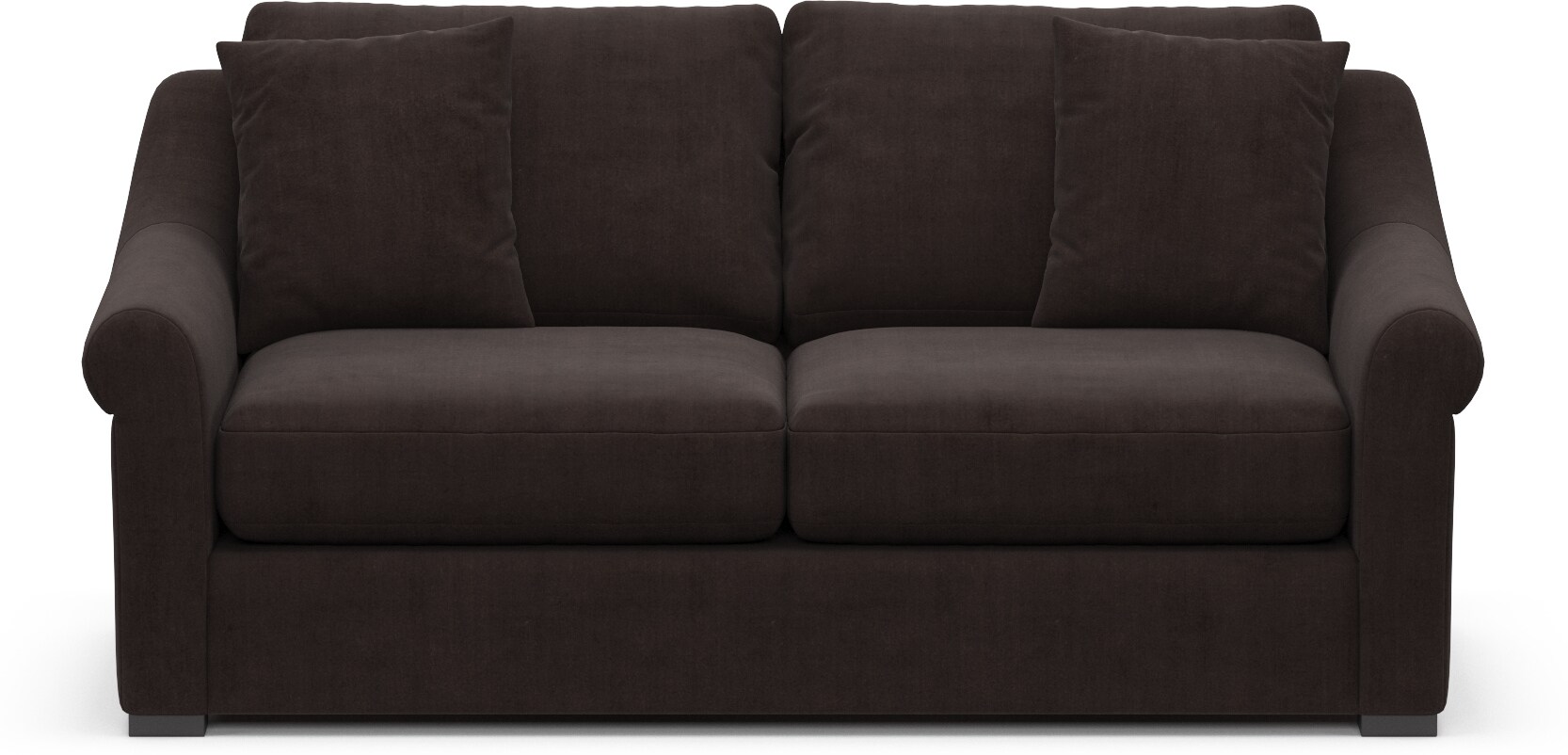 Dark brown online sleeper sofa