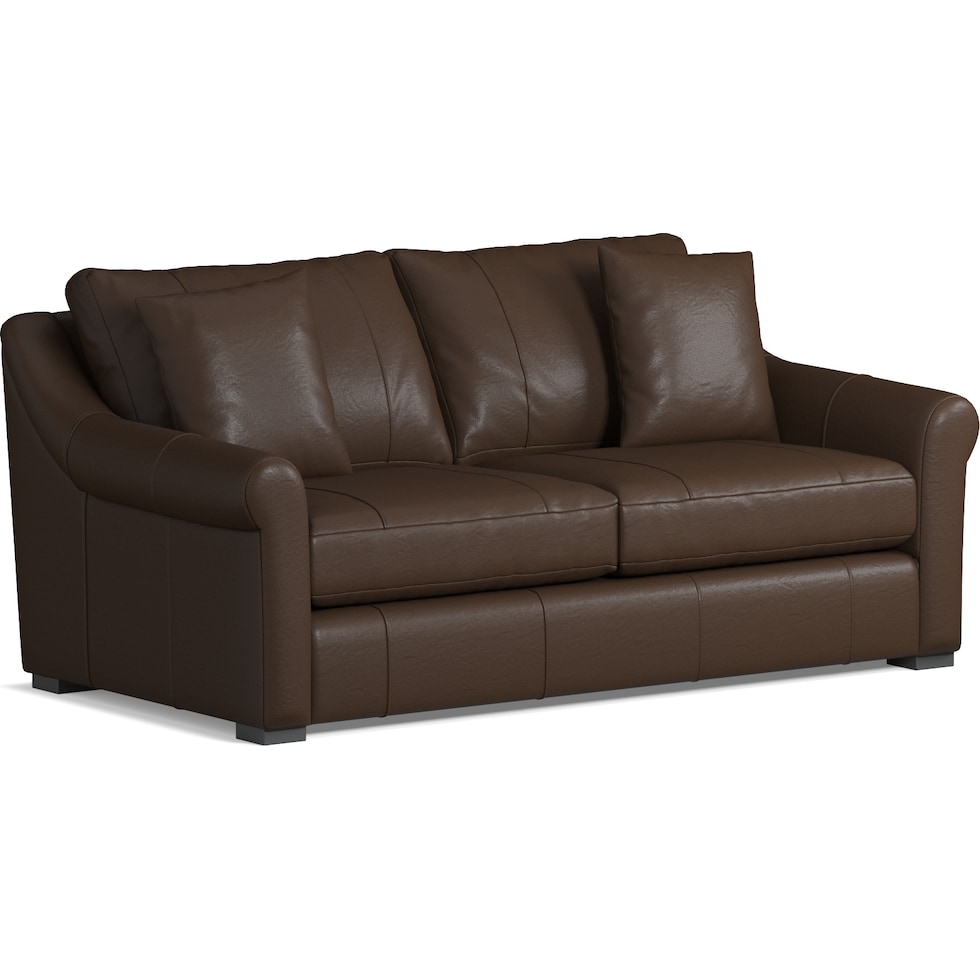 bowery dark brown sleeper sofa   