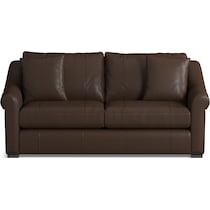 bowery dark brown sleeper sofa   