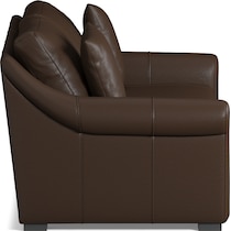 bowery dark brown sleeper sofa   