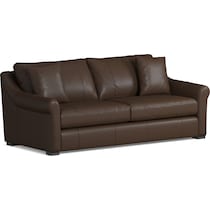 bowery dark brown sleeper sofa   