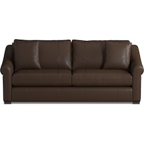 bowery dark brown sleeper sofa   