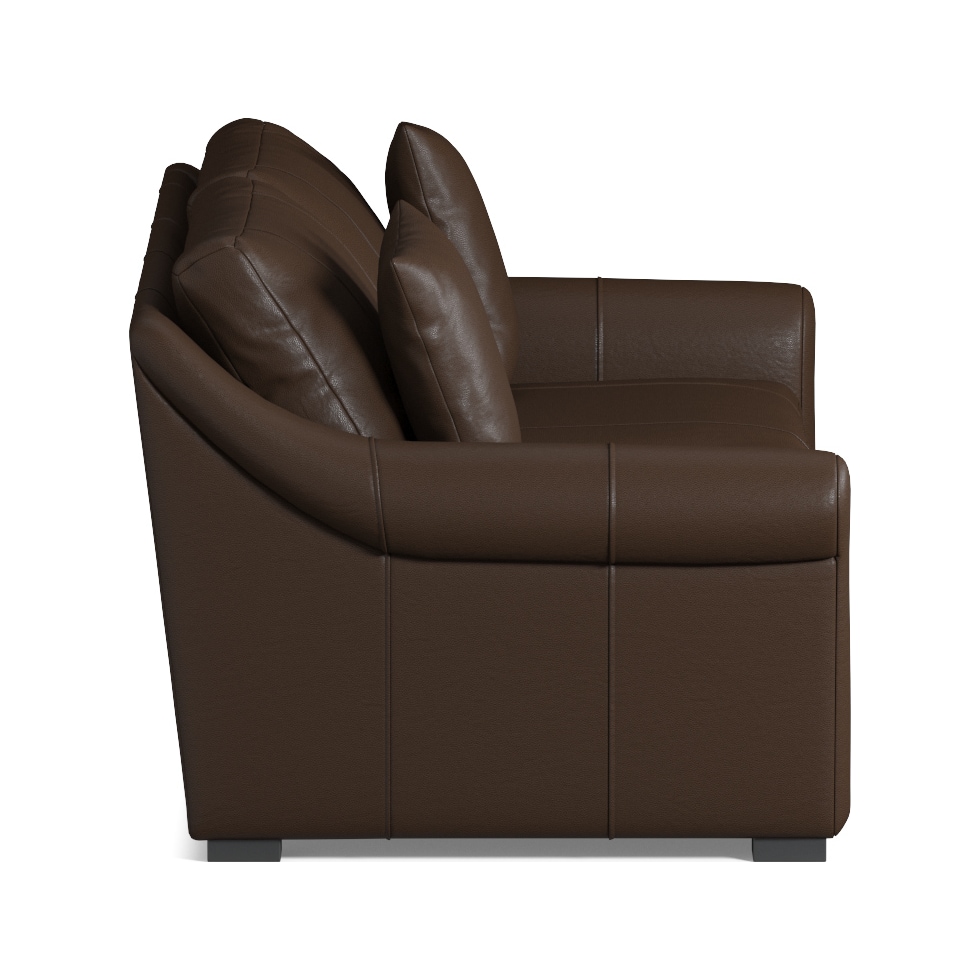 bowery dark brown sleeper sofa   