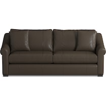 bowery dark brown sleeper sofa   