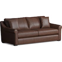 bowery dark brown sleeper sofa   