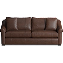 bowery dark brown sleeper sofa   