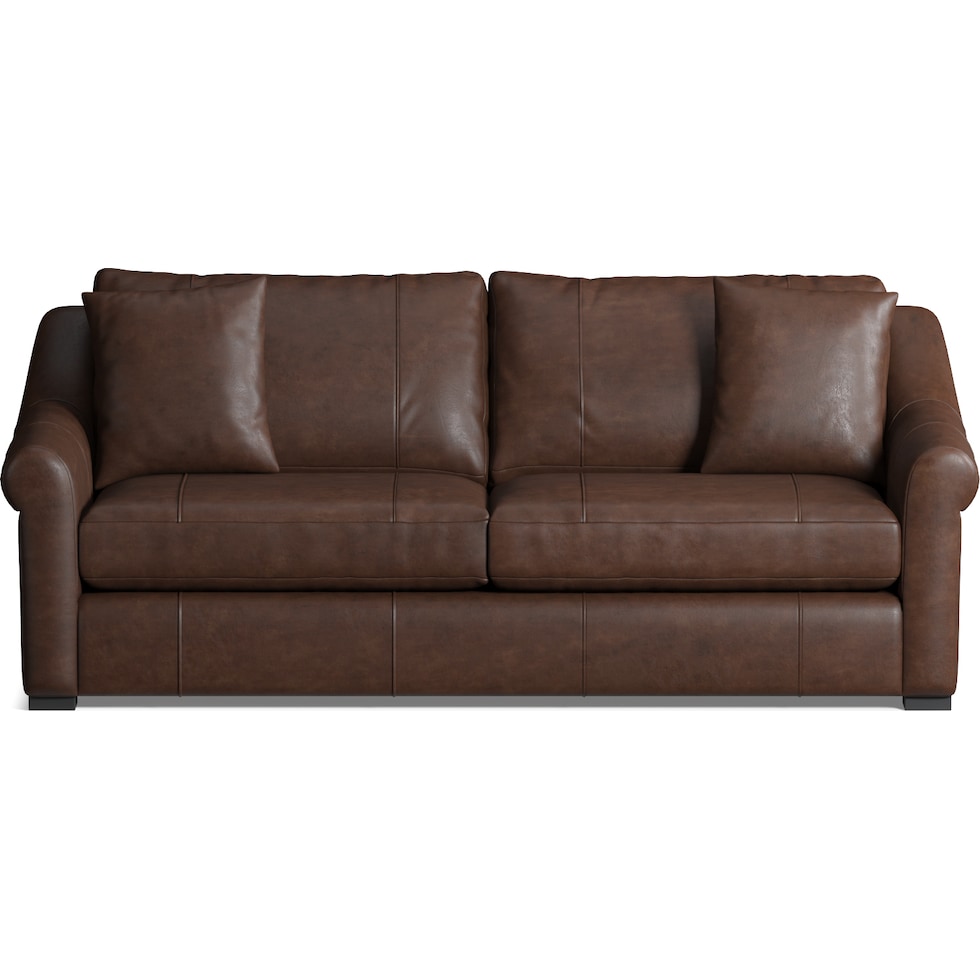 bowery dark brown sleeper sofa   