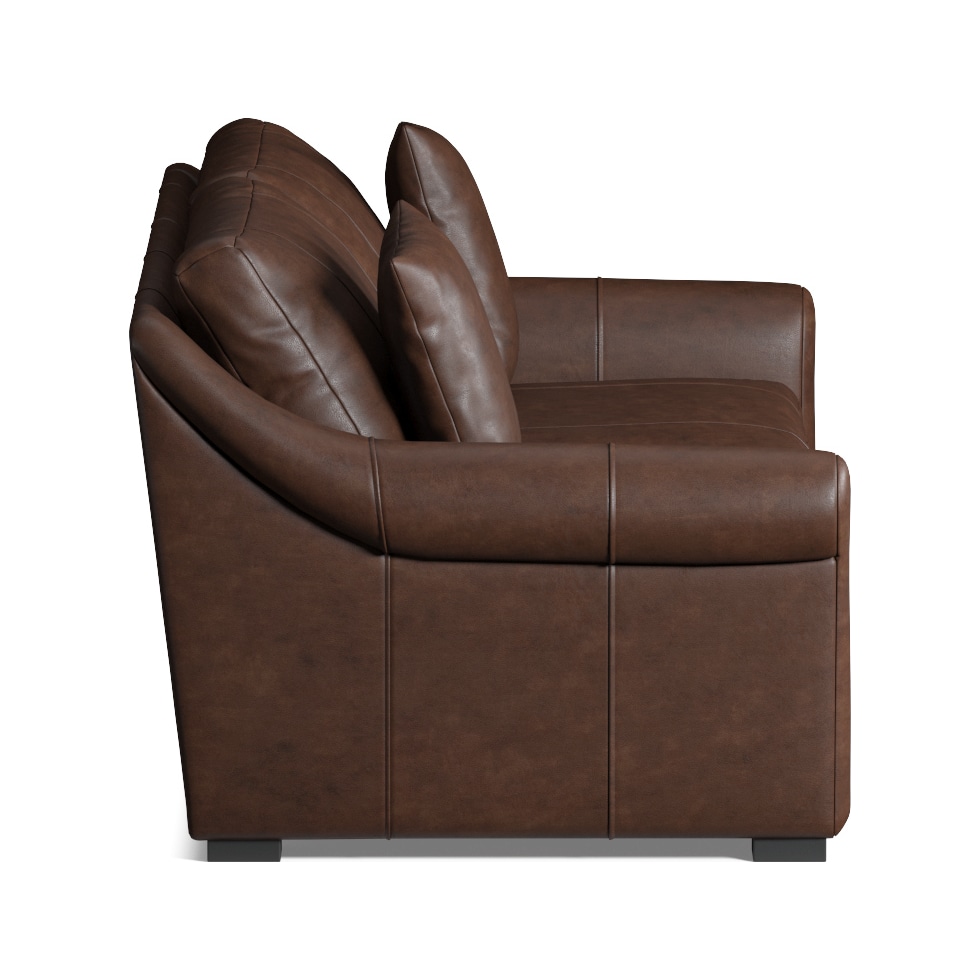 bowery dark brown sleeper sofa   