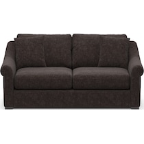 bowery dark brown sofa   