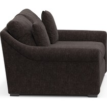 bowery dark brown sofa   