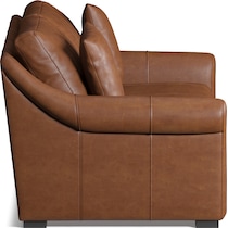 bowery dark brown sofa   