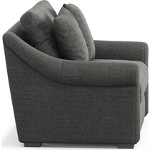 bowery gray chair and a half   