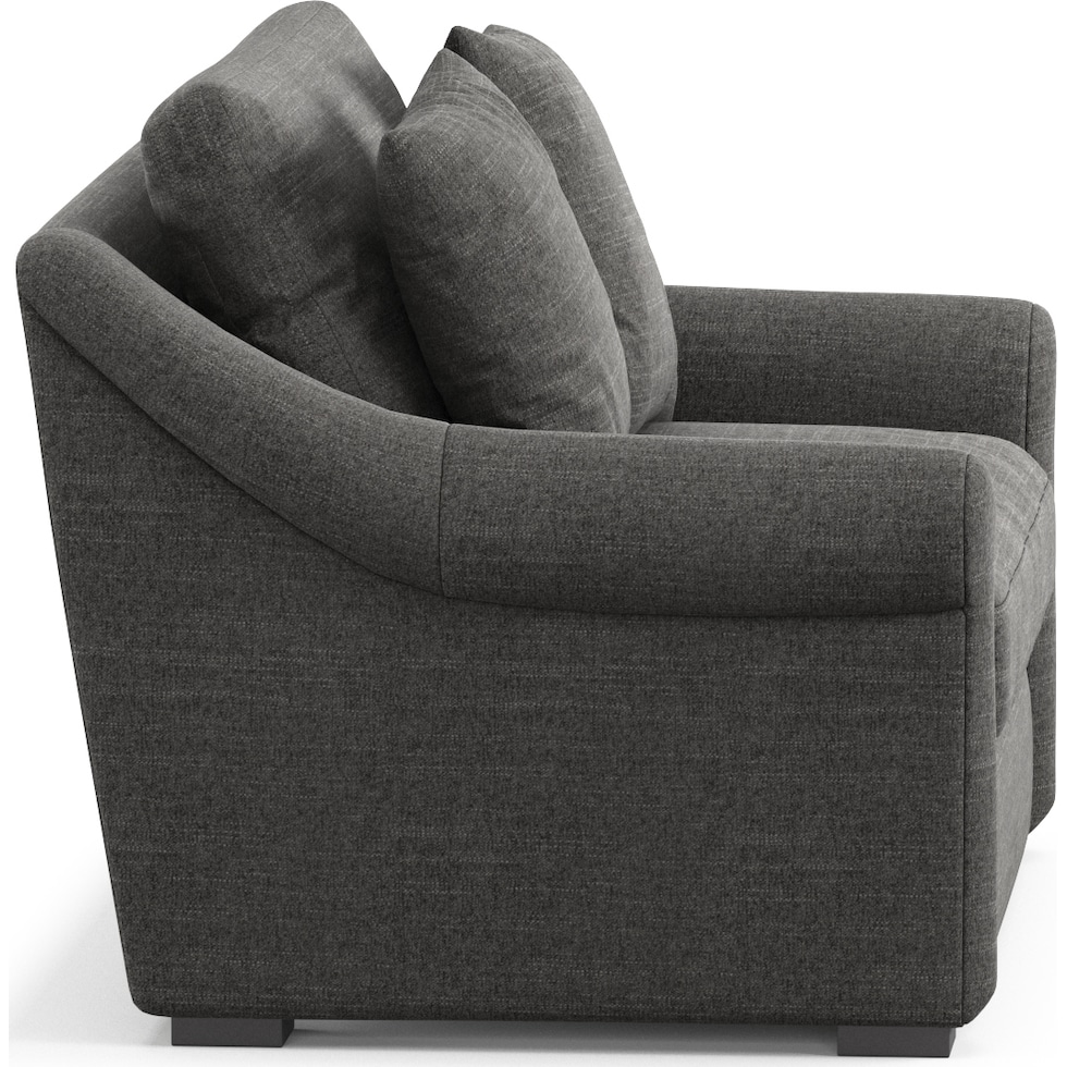 bowery gray chair and a half   