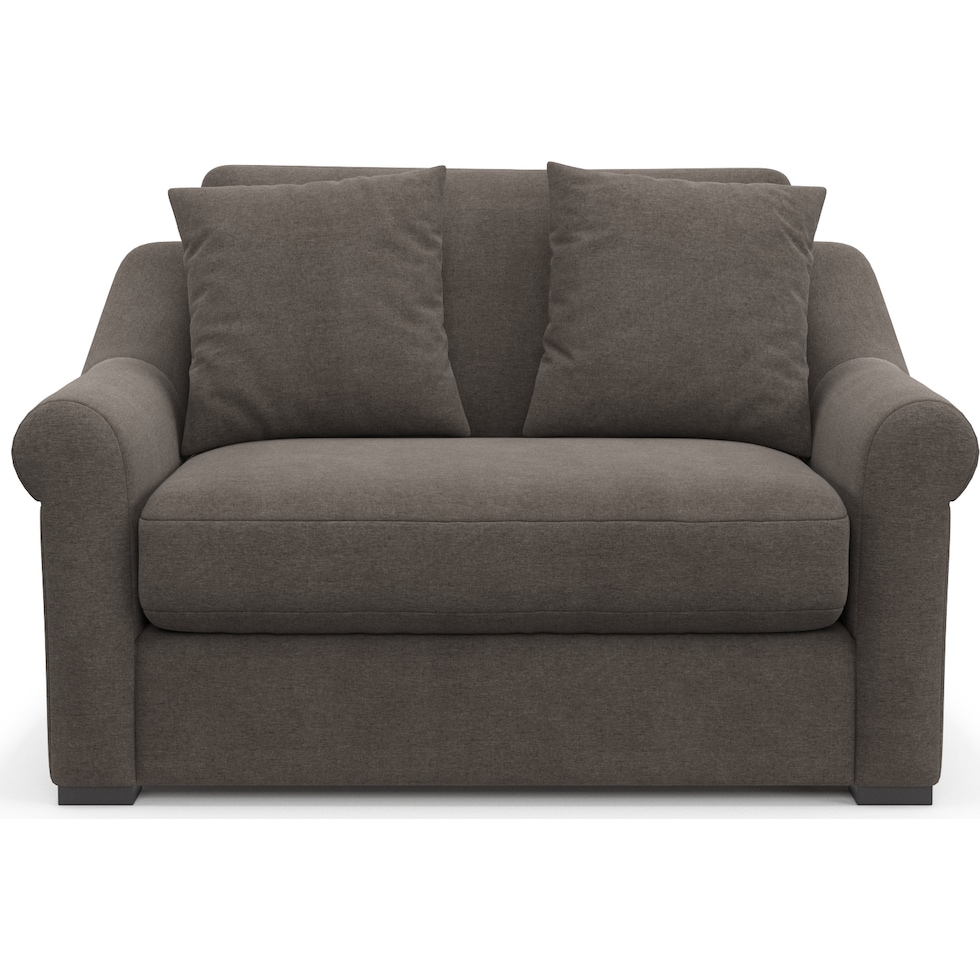 bowery gray chair and a half   