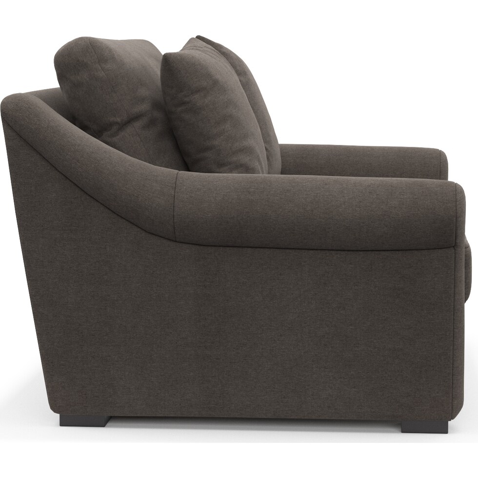 bowery gray chair and a half   