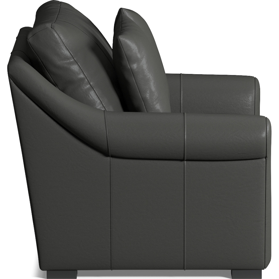 bowery gray chair and a half   