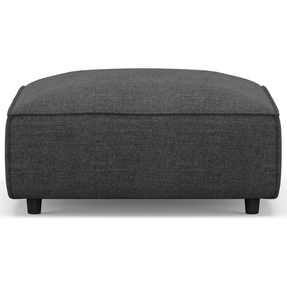 bowery gray corner chair   
