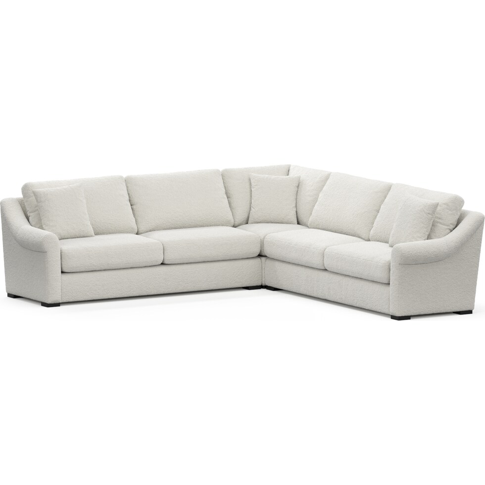 bowery gray sectional   