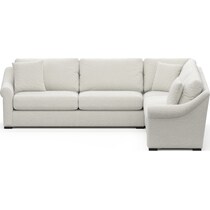 bowery gray sectional   