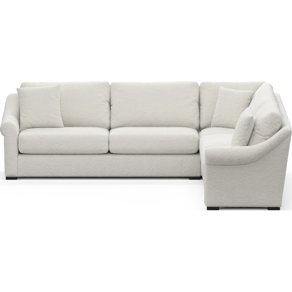 bowery gray sectional   
