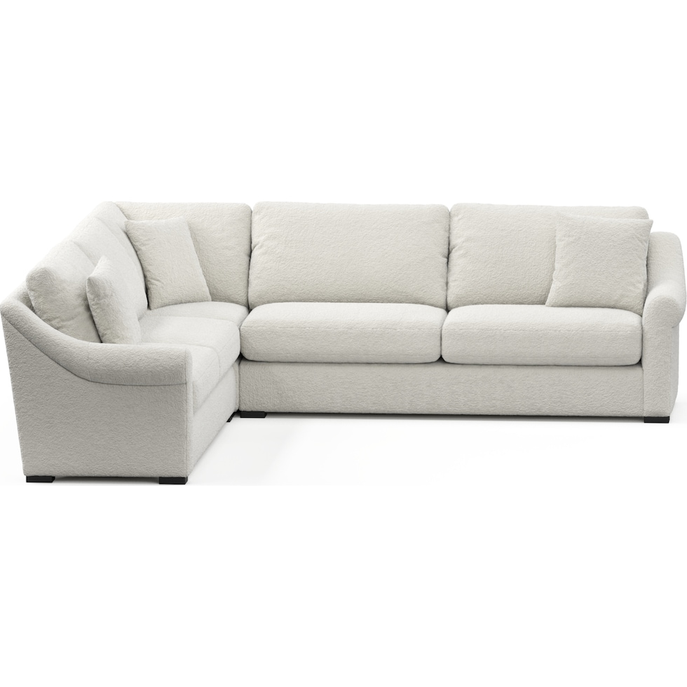 bowery gray sectional   