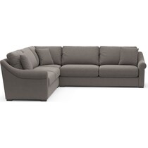 bowery gray sectional   
