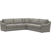 bowery gray sectional   