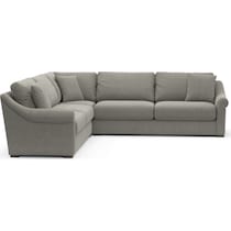 bowery gray sectional   