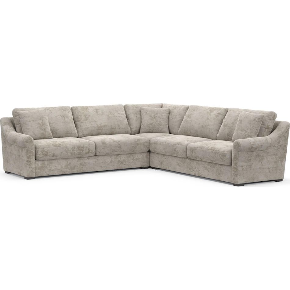 Bowery 3Piece Sectional Value City Furniture