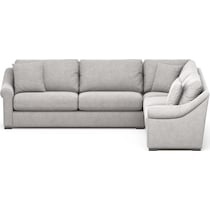 bowery gray sectional   