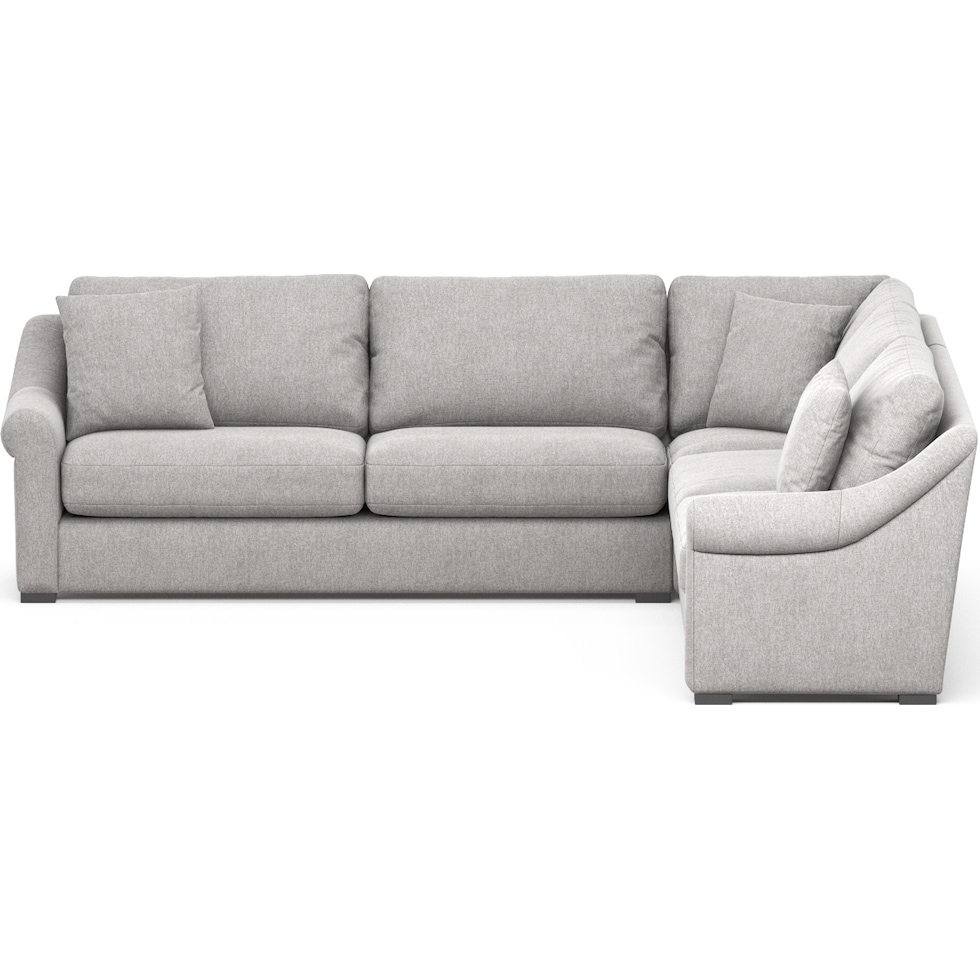 bowery gray sectional   