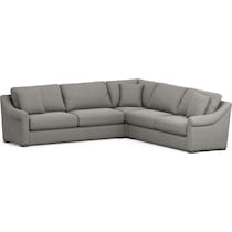 bowery gray sectional   