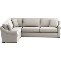 bowery gray sectional   