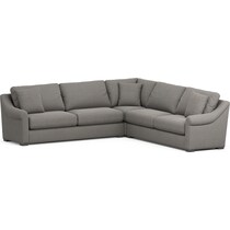 bowery gray sectional   