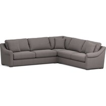 bowery gray sectional   