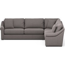 bowery gray sectional   
