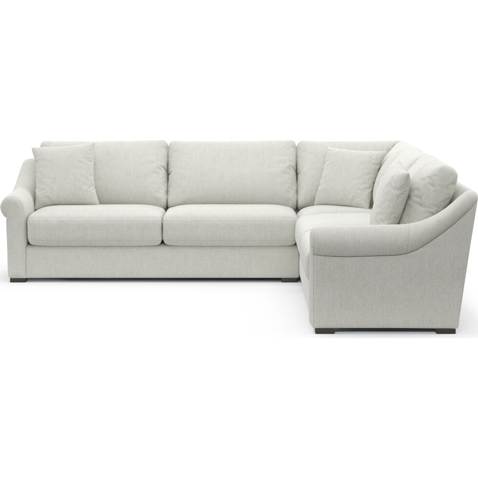 bowery gray sleeper sectional   